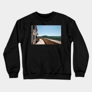 Buildings in Motovun Crewneck Sweatshirt